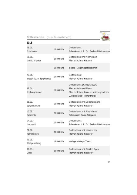 Ausgabe 4 - Sonnenhof-Gemeinde