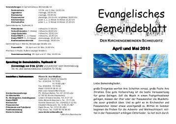 April, Mai 2010 - Kirche-schkeuditz.de