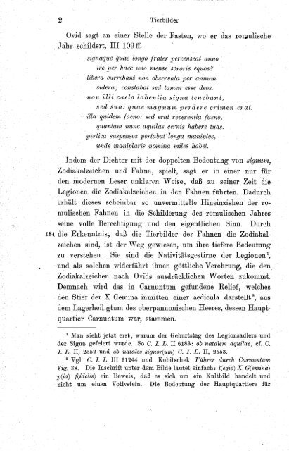 Abhandlungen zur römischen Religion - Bibliothèques de l ...