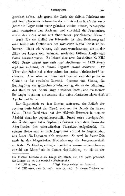 Abhandlungen zur römischen Religion - Bibliothèques de l ...