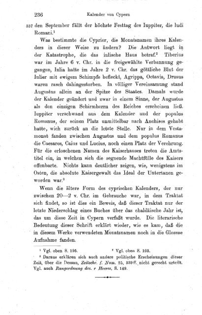 Abhandlungen zur römischen Religion - Bibliothèques de l ...