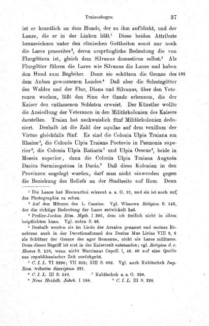 Abhandlungen zur römischen Religion - Bibliothèques de l ...