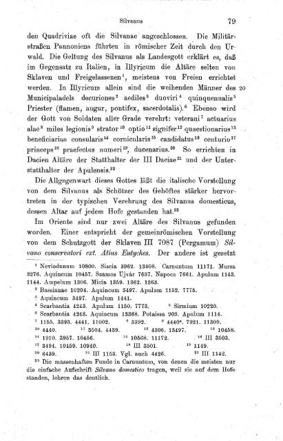 Abhandlungen zur römischen Religion - Bibliothèques de l ...