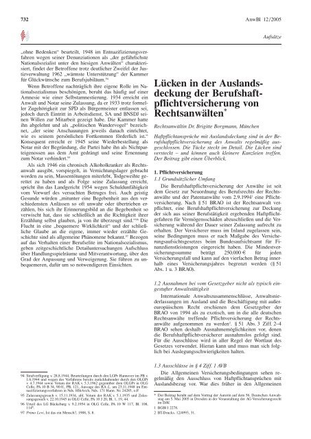 Dezember - Anwaltsblatt