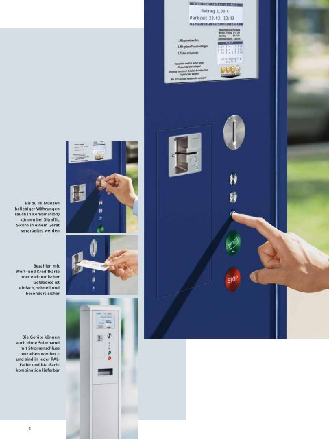Parkscheinautomat Sitraffic Sicuro - Siemens Mobility