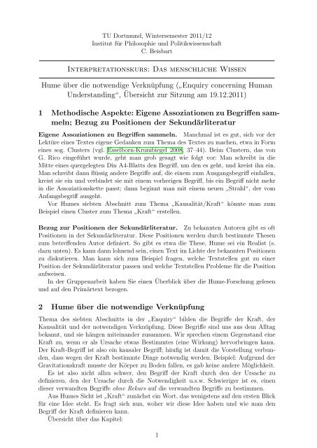 Zusammenfassung Claus Beisbart