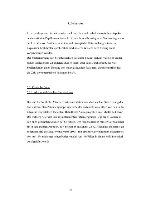 der Medizinischen Fakultät der Ernst-Moritz-Arndt-Univer