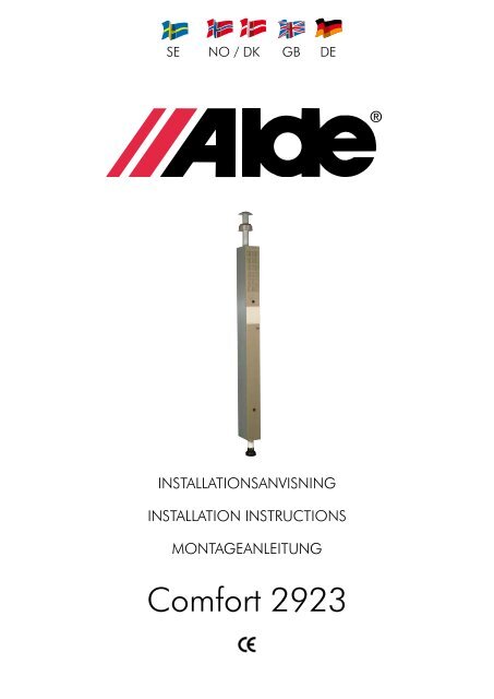 Montageanleitung - Alde International (UK)