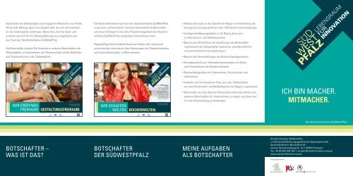 Flyer als PDF - Standortinitiative SüdWestPfalz