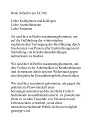Rede in Berlin am 24.3.06 Liebe Kolleginnen und Kollegen ... - BDC