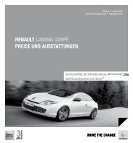 Renault laguna Coupé pReise und ausstattungen