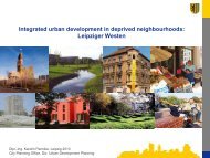 City of Leipzig Integrated urban development deprived ... - Amiando