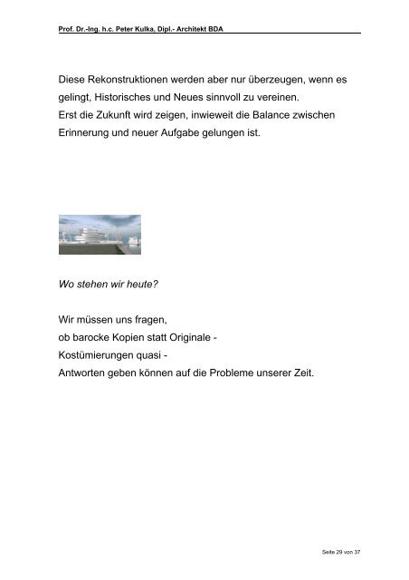 Rede als PDF - Peter Kulka Architektur • Dresden