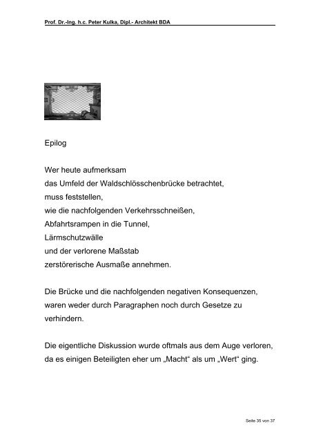 Rede als PDF - Peter Kulka Architektur • Dresden