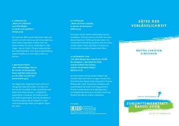 9 Worte der Verlässlichkeit - Flyer als Download | PDF 148,1 kB