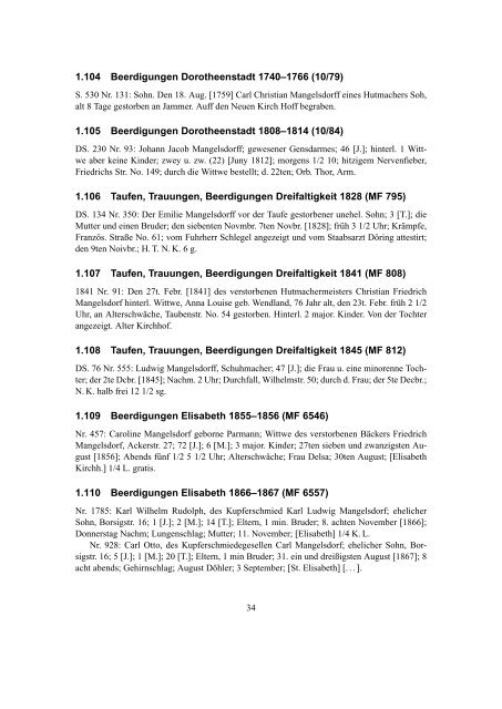 Transcriptions of Church Registers from Berlin ... - User Pages