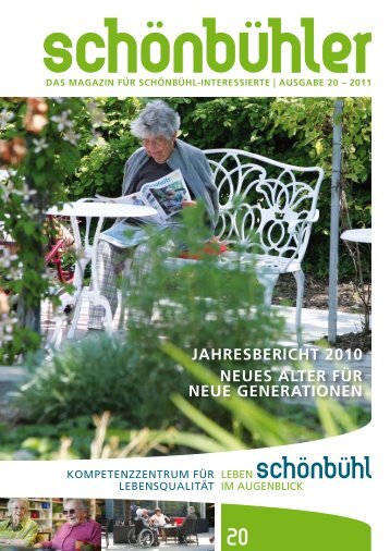 jahresbericht 2010 neues alter für neue generationen - Altersheim ...