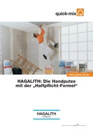 HAGALITH: Die Handputze mit der „Haftpflicht-Formel“ - Quick-Mix