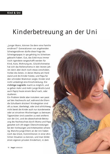 Aktion - hugo! UNIMAGAZIN