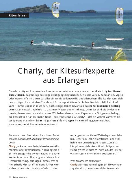 Aktion - hugo! UNIMAGAZIN