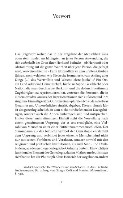 Genese und Genealogie - Einsnull