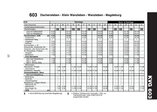 603 Oschersleben - Klein Wanzleben - Wanzleben - Magdeburg