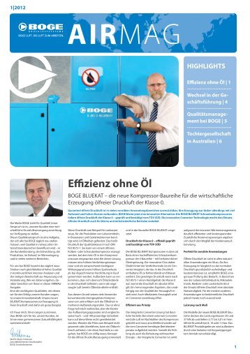 Qualitätsmanage- ment bei BOGE | 5 - Boge Kompressoren