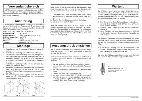 Bedienungsanleitung - Syr