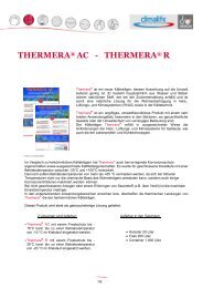 THERMERA® AC - THERMERA® R - Climalife