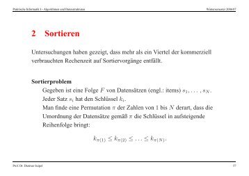 2 Sortieren