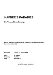 HAFNER'S PARADIES - Kino macht Schule