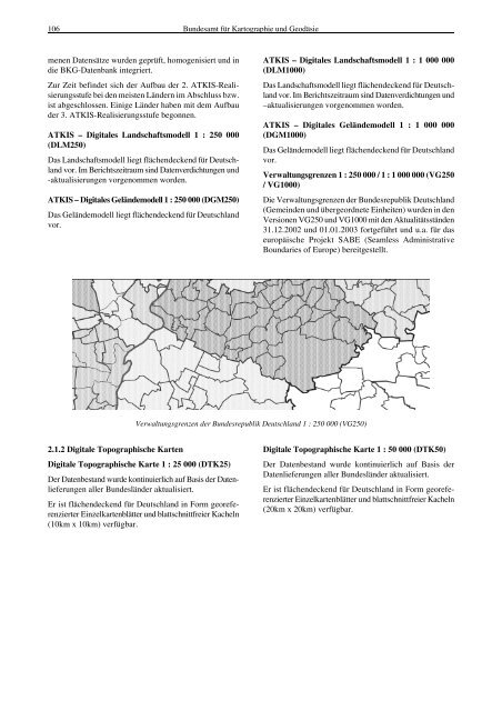 v bundesamt für kartographie und geodäsie - DGK - Bayerische ...