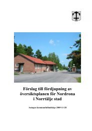 Fördjupad översiktsplan för Nordrona - Norrtälje kommun