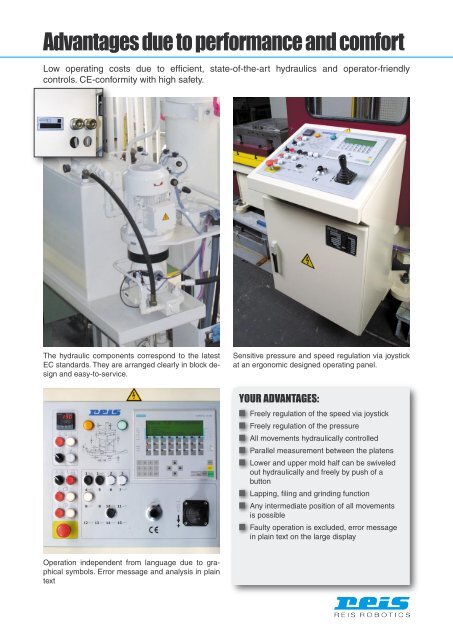 REIS SPOTTING AND TRY-OUT PRESSES - Reis Robotics