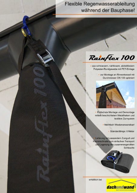 Rainflex® 100 - Dach und Wand