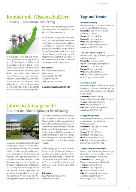 Download Newsletter Wirtschaft inform Juli 2013