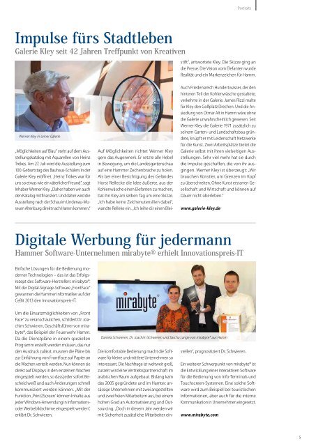 Download Newsletter Wirtschaft inform Juli 2013