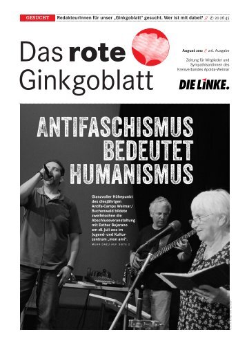 Ausgabe 08/2012 - DIE LINKE. Kreisverband Apolda-Weimar