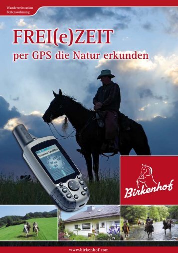 FREI(e)ZEIT per GPS die Natur erkunden - Birkenhof