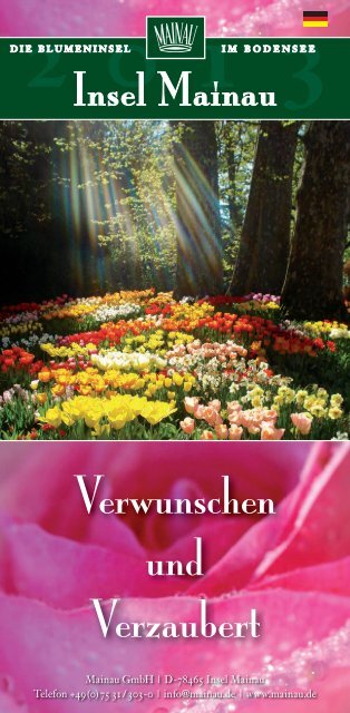 Verwunschen und Verzaubert - Imageflyer 2013 (D) - Insel Mainau