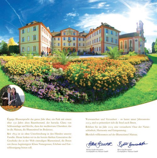 Verwunschen und Verzaubert - Imageflyer 2013 (D) - Insel Mainau