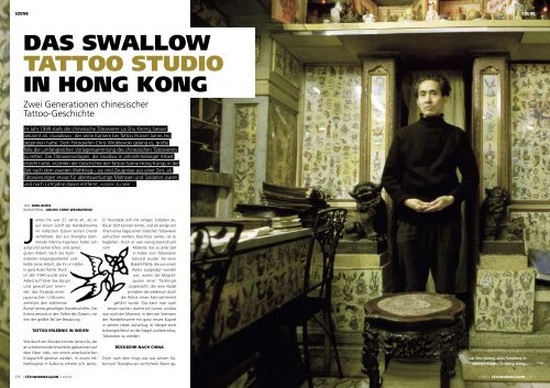 DAS SWALLOW TATTOO STUDIO IN HONG KONG - Chris ...