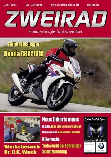 Honda CBR500R - ZWEIRAD-online