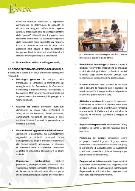 L'Onda n.6 - Coop LILIUM: conferenza l'abuso ai bambini