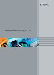 Geschäftsbericht 2012 - Diehl Gruppe