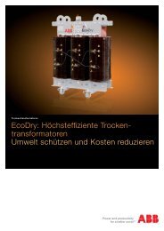 EcoDry Trockentransformator - Agentur Trafo-Umwelt