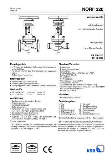 Download Datenblatt ZXSF-ZXLF - Pernow Armaturen