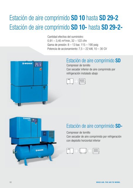 COMPRESORES DE TORNILLO - Boge Kompressoren