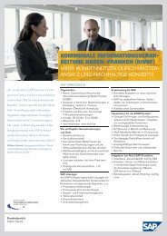 Kommunale Informationsverarbeitung Baden-Franken ... - SAP.com