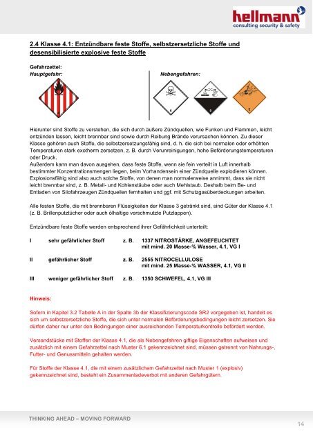 Gefahrgut Informationsmappe ADR/GGVSEB - Hellmann Worldwide ...